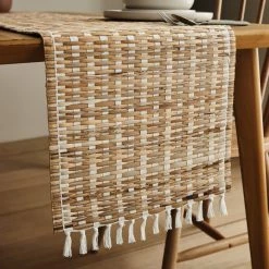 Cheapest 🤩 The Edited Life Banana Leaf Table Runner ⌛ -The Edited Life sale 1000182762 alt02