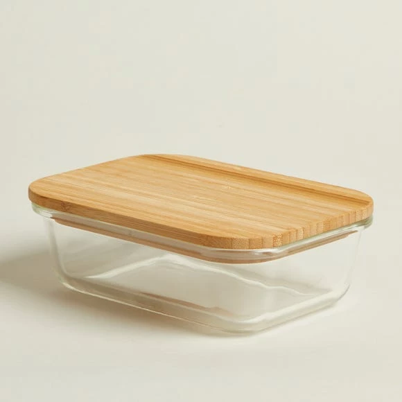 Coupon π The Edited Life Glass Food Storage with Bamboo Lids Rectangular 350ML π 4 Coupon π The Edited Life Glass Food Storage with Bamboo Lids Rectangular 350ML π - Image 2