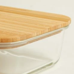 Coupon π The Edited Life Glass Food Storage with Bamboo Lids Rectangular 350ML π 8 Coupon π The Edited Life Glass Food Storage with Bamboo Lids Rectangular 350ML π -The Edited Life sale 1000183249 alt02
