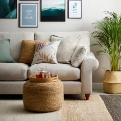 Flash Sale ✔️ The Edited Life Jute Natural Pouffe 🌟 12 Flash Sale ✔️ The Edited Life Jute Natural Pouffe 🌟 -The Edited Life sale 1000184393 alt08