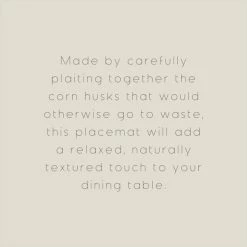 Outlet 🛒 The Edited Life Corn Husk Square Placemat 🎁 6 Outlet 🛒 The Edited Life Corn Husk Square Placemat 🎁 -The Edited Life sale 1000184411 alt09