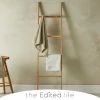 Coupon 😀 The Edited Life Ash Wood Ladder 👏
