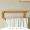 Best Pirce 👏 The Edited Life Ash Wood Wall Mounted Towel Rail 👍 -The Edited Life sale 30711390