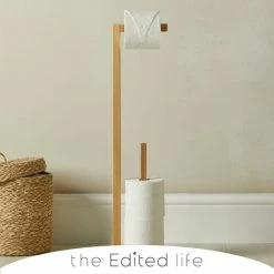 Best Sale ✔️ The Edited Life Ash Wood Toilet Butler ✨