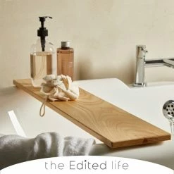 Coupon 😍 The Edited Life Ash Wood Bath Rack 👏