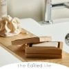 Brand new 😉 The Edited Life Bamboo Soap Container 😀 -The Edited Life sale 30711415