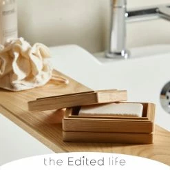 Brand new 😉 The Edited Life Bamboo Soap Container 😀