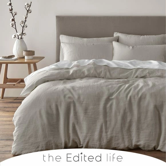 Cheap βοΈ The Edited Life Rowan 100% Linen Duvet Cover and Pillowcase Set π 3 Cheap βοΈ The Edited Life Rowan 100% Linen Duvet Cover and Pillowcase Set π