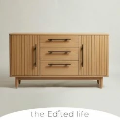 Discount ✔️ The Edited Life Akina Oak Large Sideboard 🔥