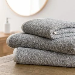 Outlet 🥰 The Edited Life Yarn Dyed Recycled Charcoal Towel 🎁