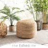 Flash Sale ✔️ The Edited Life Jute Natural Pouffe 🌟 2 Flash Sale ✔️ The Edited Life Jute Natural Pouffe 🌟 -The Edited Life sale 30712871