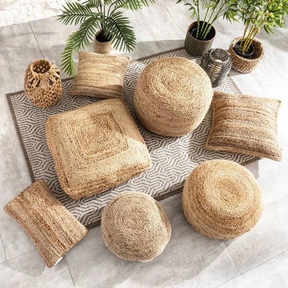 Flash Sale ✔️ The Edited Life Jute Natural Pouffe 🌟 3 Flash Sale ✔️ The Edited Life Jute Natural Pouffe 🌟 - Image 2