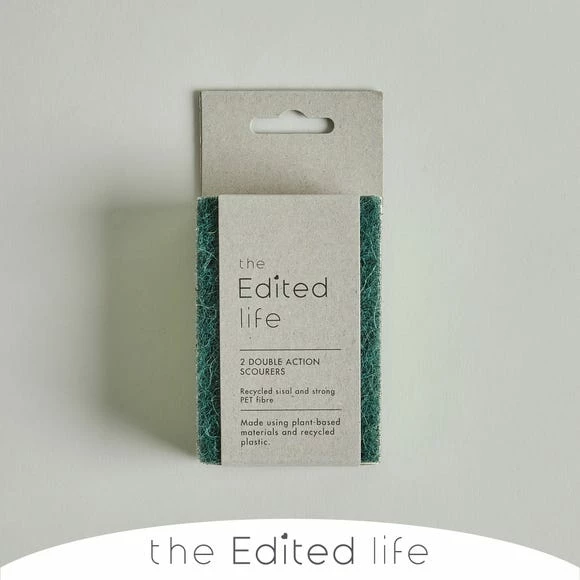 Best Sale ✨ The Edited Life Eco Double Action Vegetable Cellulose Scourers ❤️ 2 Best Sale ✨ The Edited Life Eco Double Action Vegetable Cellulose Scourers ❤️