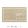 Cheapest ❤️ The Edited Life Fresh Start Natural 100% Organic Cotton Bath Mat ❤️ -The Edited Life sale 30714024
