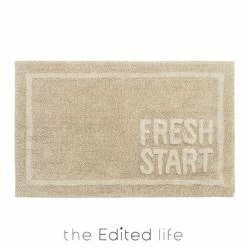 Cheapest ❤️ The Edited Life Fresh Start Natural 100% Organic Cotton Bath Mat ❤️