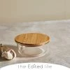Promo 🧨 The Edited Life Glass Food Storage Bamboo Lids Round 635ml 💯 -The Edited Life sale 30714079