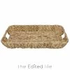 Buy 💯 The Edited Life Rectangular Water Hyacinth Tray 😉 -The Edited Life sale 30714211
