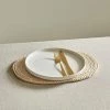 Wholesale 🎉 The Edited Life Corn Husk Oval Placemat 😉 -The Edited Life sale 30716058