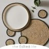 New โค๏ธ The Edited Life Set of 4 Black Grass Braid Coasters ๐ 2 New โค๏ธ The Edited Life Set of 4 Black Grass Braid Coasters ๐ -The Edited Life sale 30716073