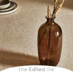 Promo 🥰 The Edited Life Brown Recycled Glass Bottle Vase 👏