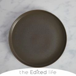 Best Sale ⌛ The Edited Life Urban Round Charcoal Serving Platter 😍