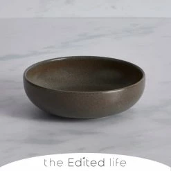 Deals 💯 The Edited Life Urban Charcoal Stoneware Cereal Bowl 🎁
