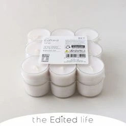 The Edited Life sale 31 Cheapest β¨ The Edited Life Pack of 18 Unscented Tealights β€οΈ
