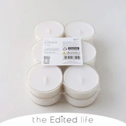 Discount ๐งจ The Edited Life Pack of 12 Unscented Maxi Tealights โญ