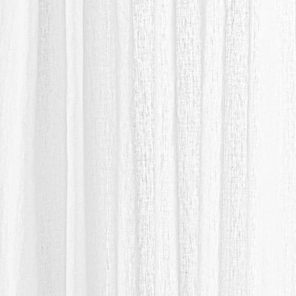 Best Sale 😍 The Edited Life Cartmel Linen White Single Voile Panel 🥰 5 Best Sale 😍 The Edited Life Cartmel Linen White Single Voile Panel 🥰 - Image 3