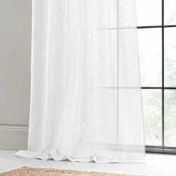 Best Sale 😍 The Edited Life Cartmel Linen White Single Voile Panel 🥰 10 Best Sale 😍 The Edited Life Cartmel Linen White Single Voile Panel 🥰 -The Edited Life sale 30729228 alt06