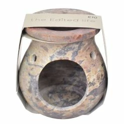 Wholesale 😀 The Edited Life Agra Stone Grey Oil Burner ⌛ -The Edited Life sale 30731566 alt03