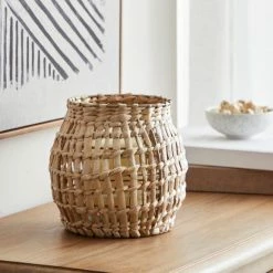 Best Pirce 🥰 The Edited Life Seagrass Candle Holder 💯