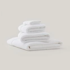 Discount 🎉 The Edited Life The Edited Life Naturally Soft White Towel 🛒 -The Edited Life sale 30747355 alt02