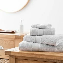 Hot Sale 😀 The Edited Life The Edited Life Naturally Soft Silver Towel 🛒