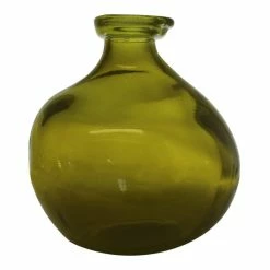 Best deal 🔥 The Edited Life Recycled Glass Vase 18cm Olive 🔥 -The Edited Life sale 30765430 alt04