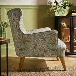 Budget 🧨 The Edited Life Marlow Wing Chair Arboretum Print 👍 -The Edited Life sale 30786679 alt02