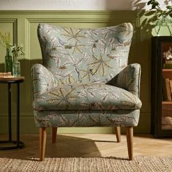 Budget 🧨 The Edited Life Marlow Wing Chair Arboretum Print 👍 -The Edited Life sale 30786679 alt03