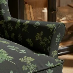 Budget 👍 The Edited Life Charlbury Wing Chair Marsh Botanical Print 🌟 -The Edited Life sale 30786696 alt05